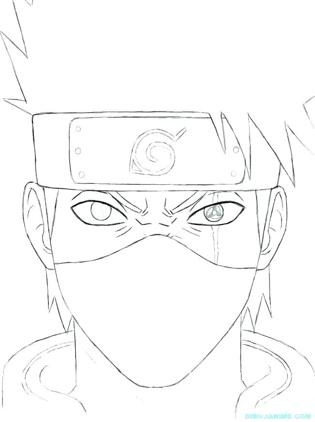 Kakashi Coloring Page At Getcolorings | Free Printable Colorings serapportantà Kakashi Coloriage