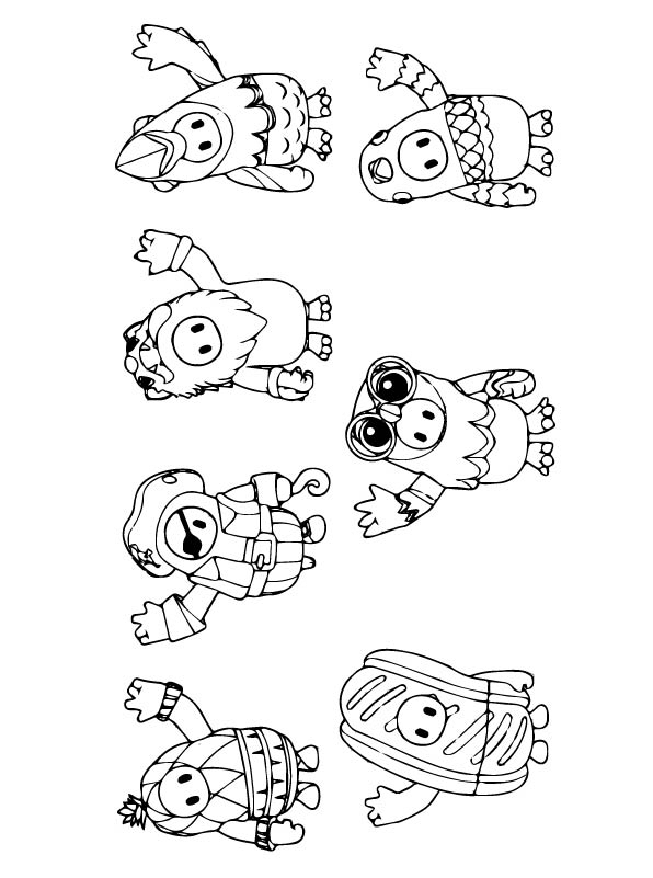Kids-N-Fun | Coloring Page Fall Guys Ultimate Knockout Fall Guys pour Dessin Fall Guys