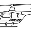 Kolorowanka Helikopter Policyjny Do Druku I Online dedans Coloriage Hélicoptère