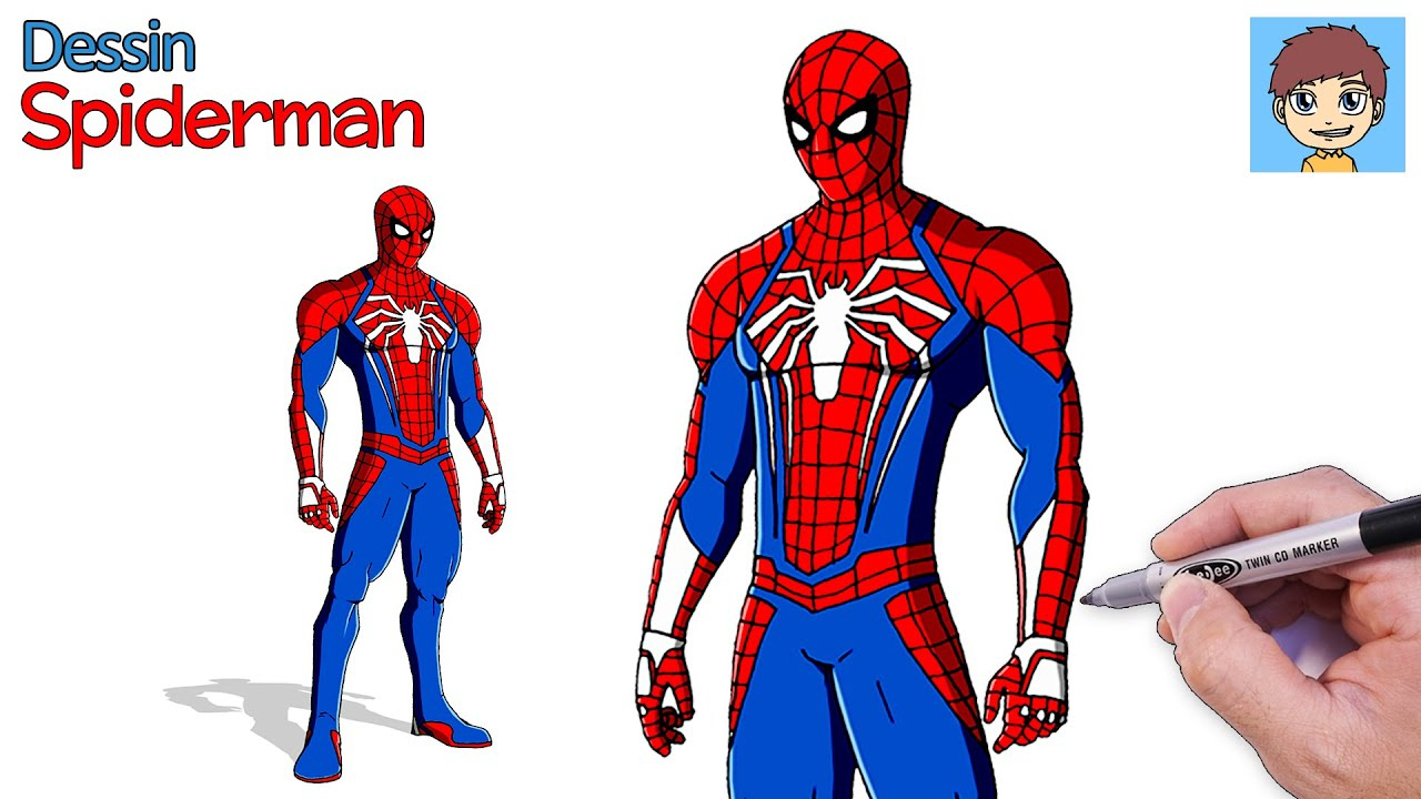 Le Plus Populaire Comment Dessiner Dessin Spiderman Facile A Faire tout Dessin De Spiderman Facile