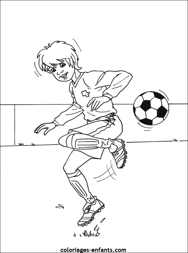 Les Coloriages D&amp;#039;Football À Imprimer Sur Coloriages-Enfants dedans Coloriage A Imprimer Football