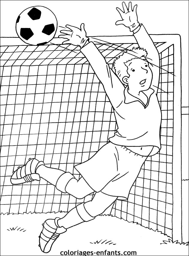 Les Coloriages D&amp;#039;Football À Imprimer Sur Coloriages-Enfants encequiconcerne Coloriage Football À Imprimer