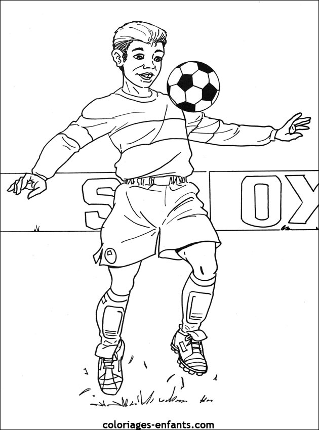 Les Coloriages D&amp;#039;Football À Imprimer Sur Coloriages-Enfants tout Coloriage A Imprimer Football
