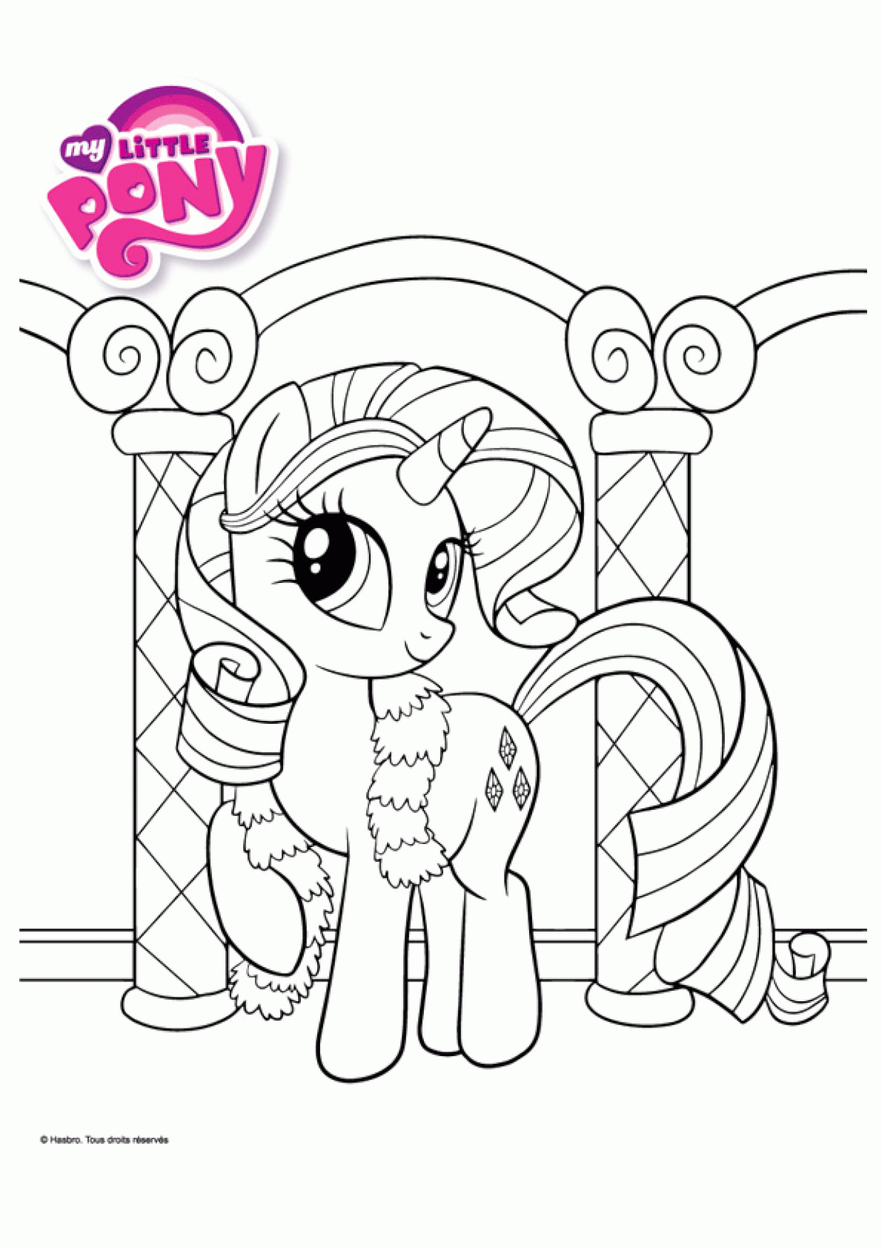 Livre Coloriage My Little Pony : En Coloritou Trouverez Des serapportantà Coloriage My Little Pony Rarity