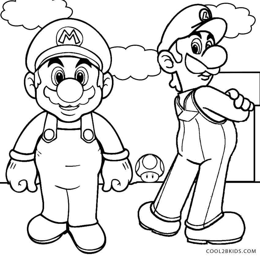 Luigi Coloring Pages (With Images) | Mario Coloring Pages, Coloring concernant Coloriage Mario Luigi