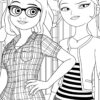 Marinette Ladybug And Cat Noir Coloring Pages | Coloring Pages pour Coloriage Miraculos