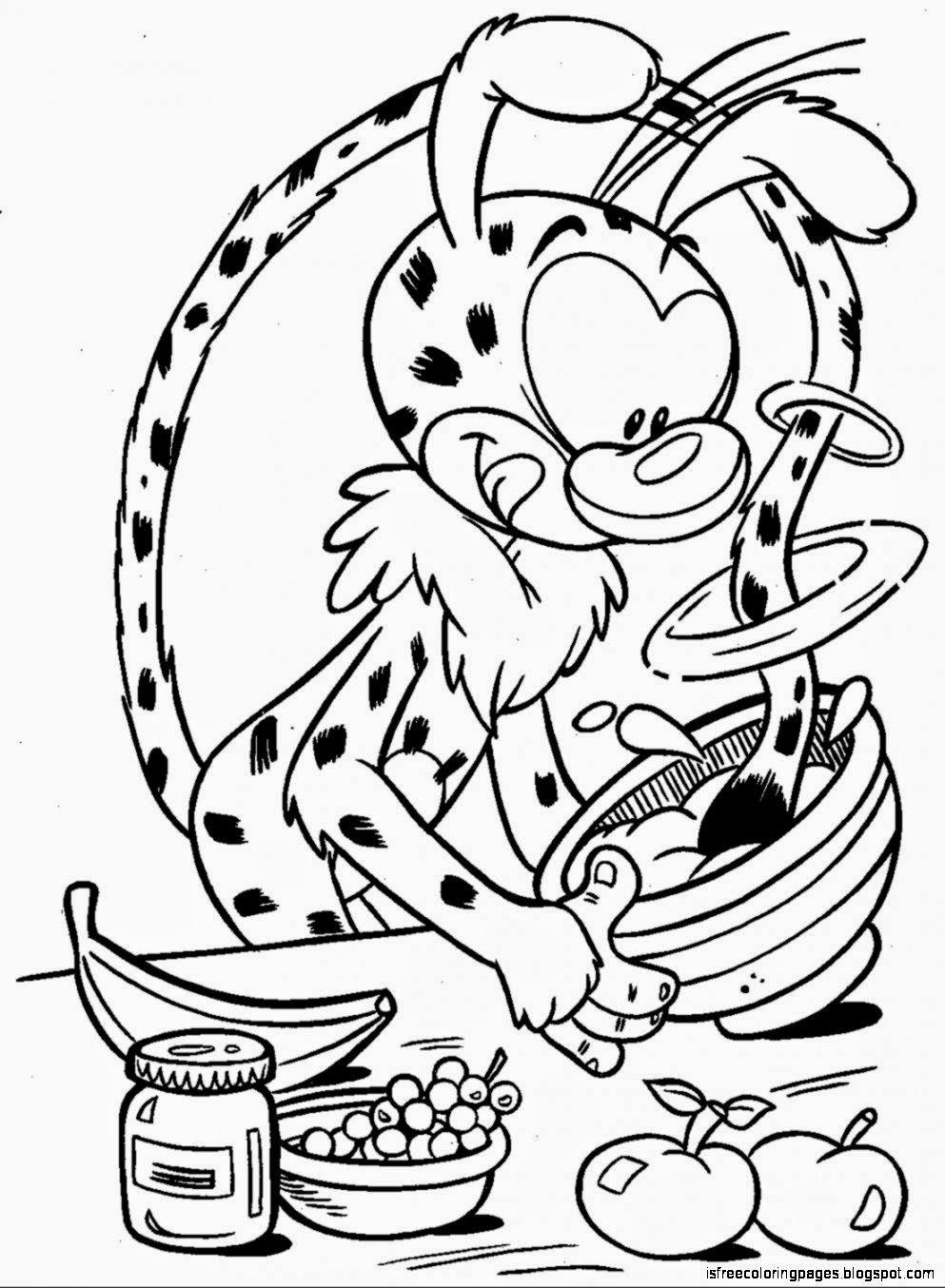 Marsupilami Coloring Pages | Free Coloring Pages pour Coloriage Marsupilami
