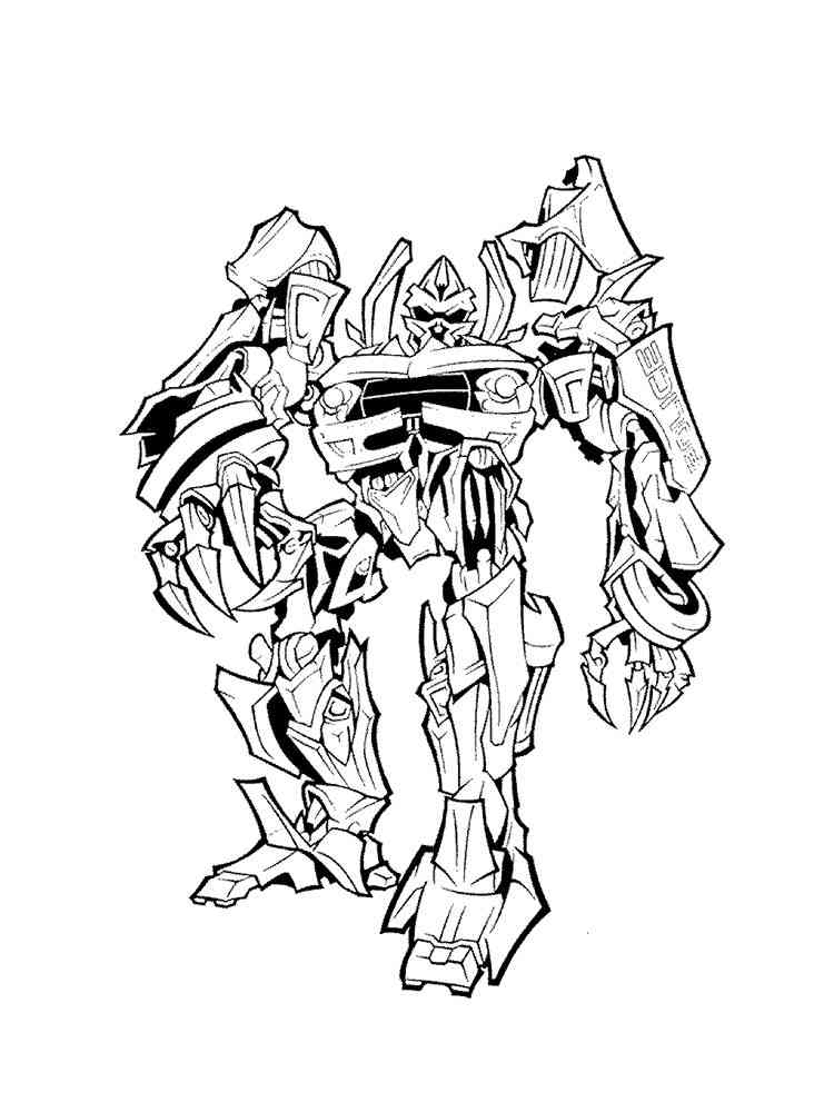 Megatron Coloring Pages encequiconcerne Coloriage Transformers Megatron