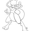 Mewtwo Coloring Pages At Getdrawings | Free Download dedans Dessin Pokemon Mewtwo