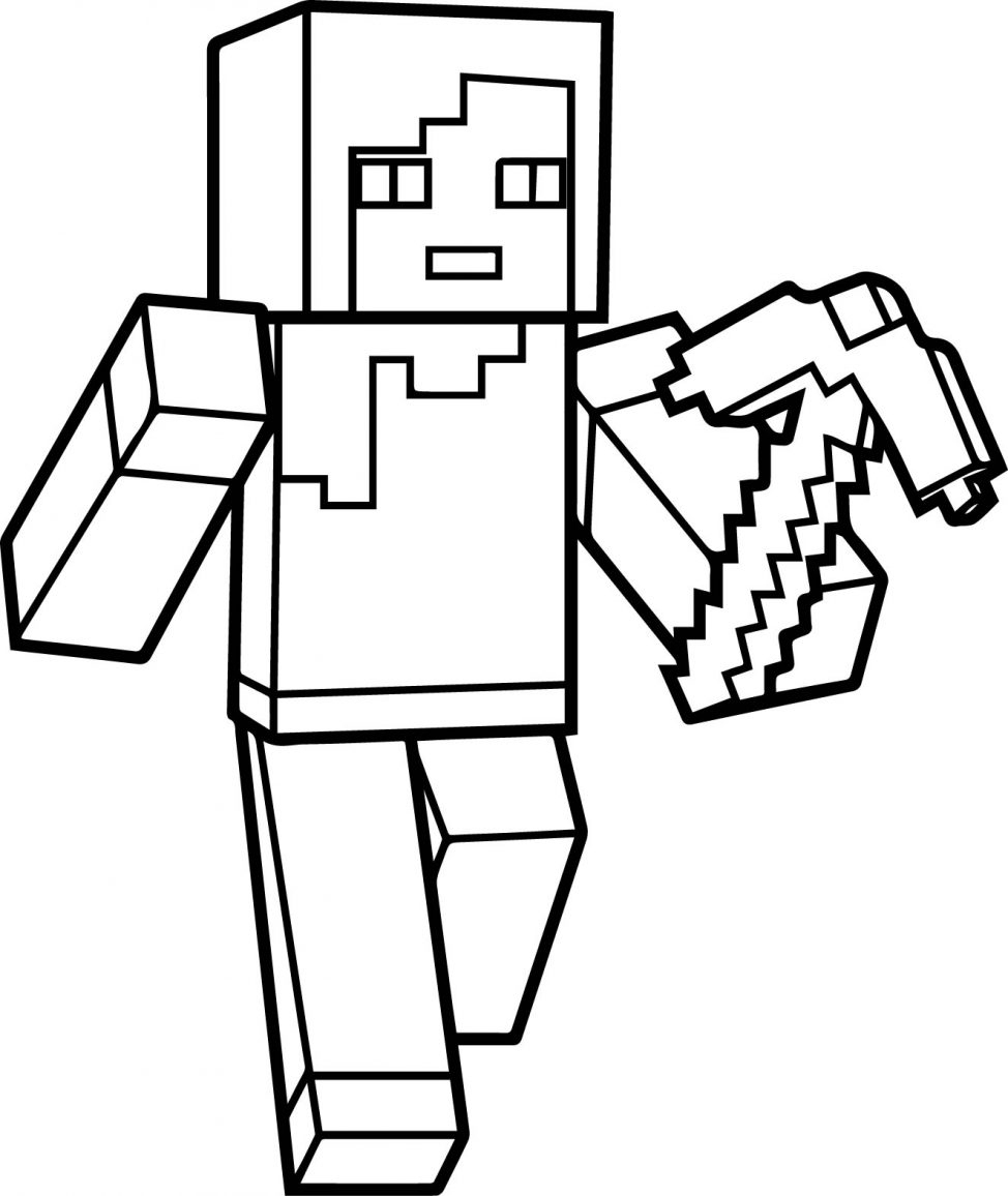 Minecraft Coloring Pages Enderman At Getdrawings | Free Download tout Coloriage Minecraft Enderman
