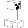 Minecraft-Creeper-Coloring-Pages - Coloringkids à Dessin Creeper