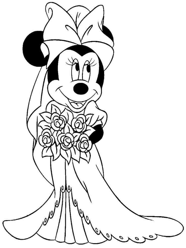Minnie Mouse Coloring Pages serapportantà Coloriage À Imprimer Minnie