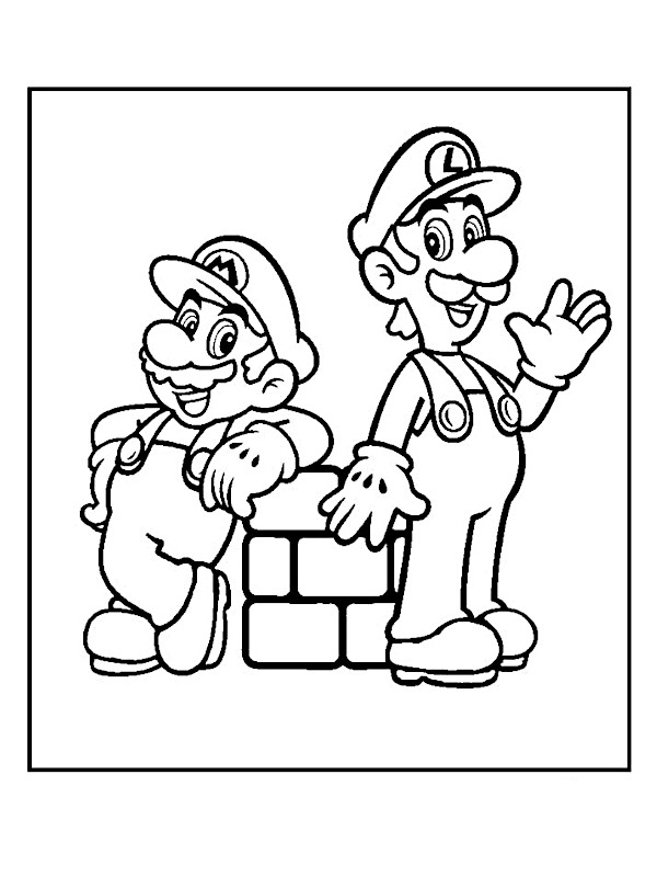 Mus Angel Perforate Dessin Mario Et Luigi A Imprimer Otherwise Actively tout Coloriage Mario Et Luigi