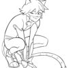 Noir Cat And Ladybug Coloring Pages Sketch Coloring Page destiné Dessins Miraculous À Imprimer
