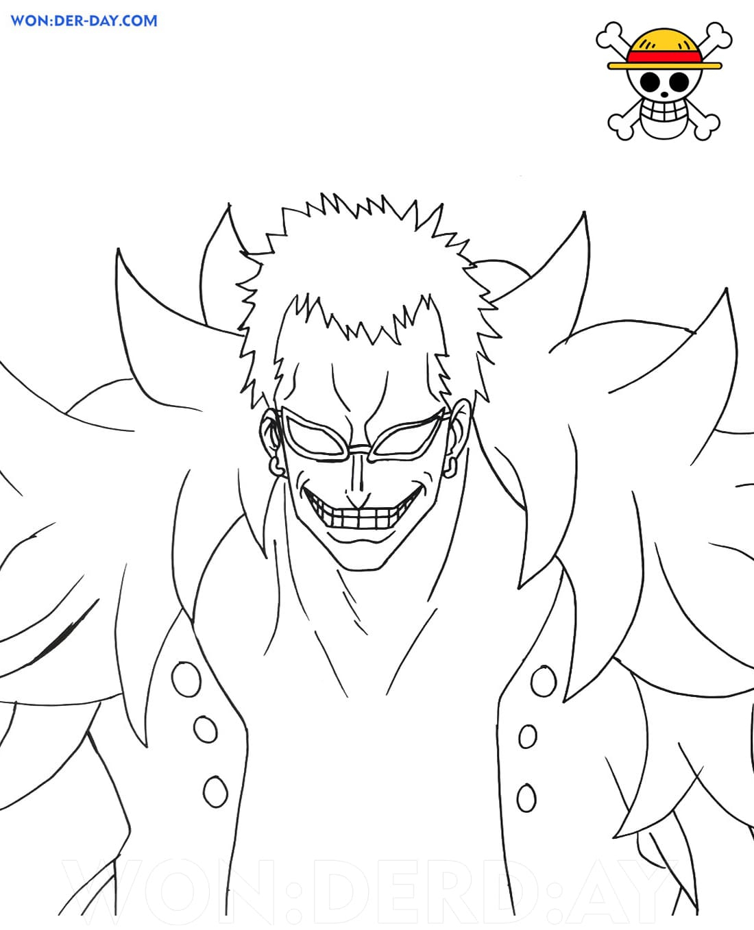 One Piece Coloring Pages. Download And Print For Free intérieur Coloriage One Piece Luffy