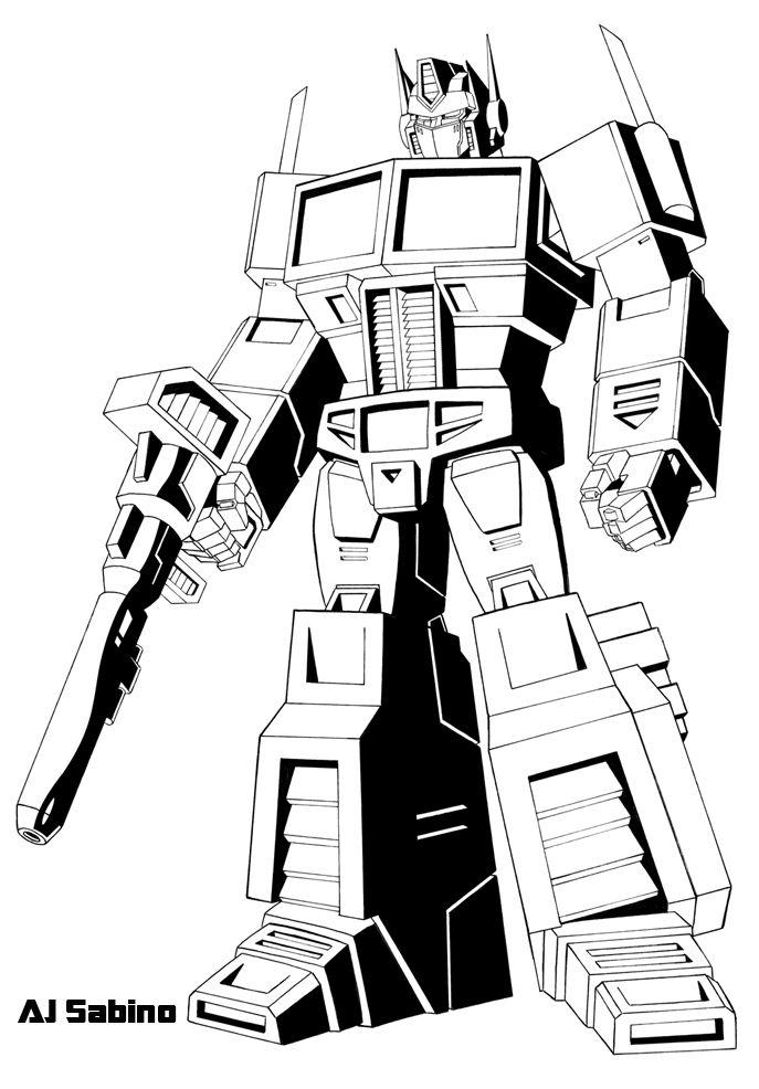 Optimus Prime Coloring Page | Transformers Coloring Pages, Transformers serapportantà Coloriage Transformers Optimus Prime