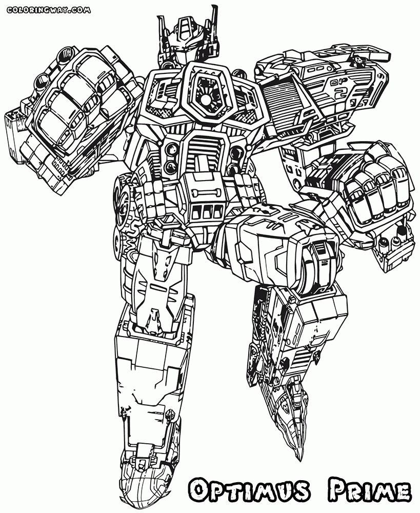Optimus Prime Coloring Pages | Coloring Pages To Download And Print pour Coloriage Transformers Optimus Prime