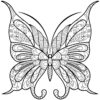 Papillon Jolis Motifs - 9 - Papillons &amp; Insectes - Coloriages serapportantà Grand Papillon À Imprimer