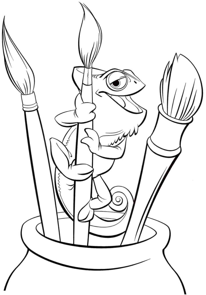 Pin On Disney Coloring Pages encequiconcerne Coloriage Raiponce Imprimer