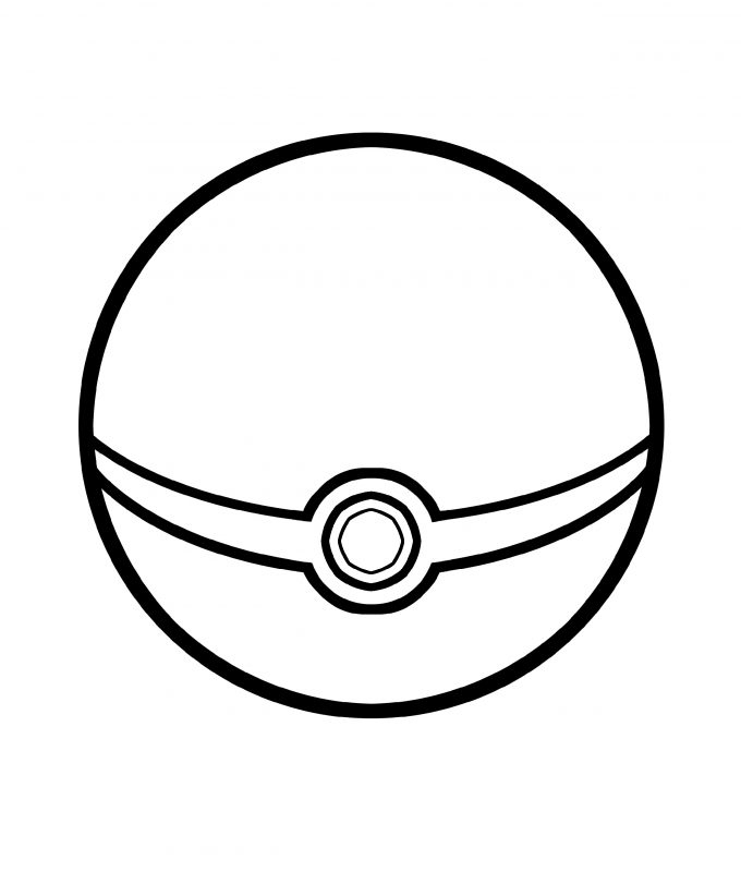 Pokeball Coloring Pages Free | K5 Worksheets à Pokeball Coloriage