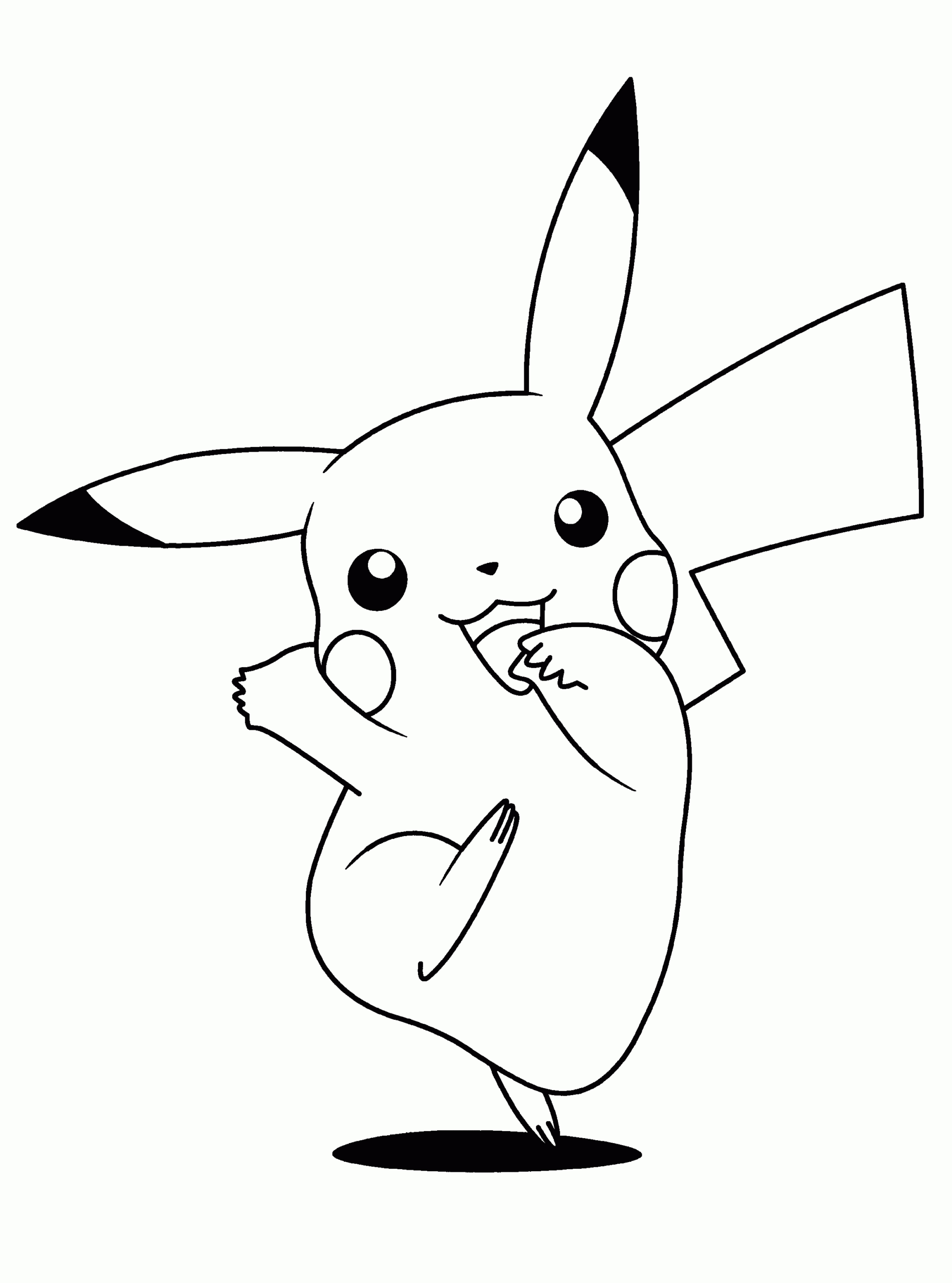 Pokemon Pikachu - 1 - Tous Les Coloriages Pokemon Pour Enfants dedans Coloriage Pikachu Noel