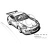 Porsche 911 Gt3 Rs #Cardrawing #Pencildrawing By Www.autozeichnungen destiné Coloriage Porsche 911 Gt3 Rs