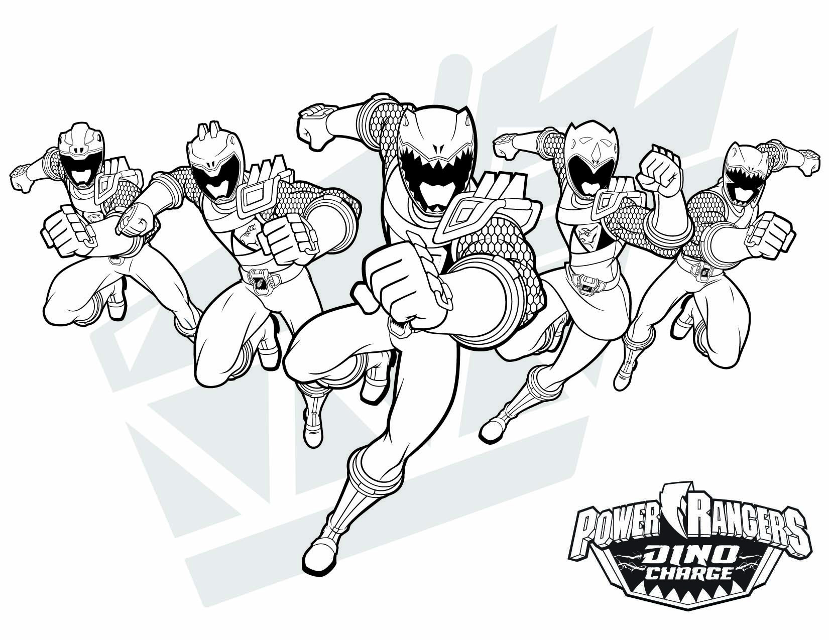 Power Rangers Coloring Pages Dino Charge à Dessin Power Ranger