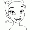Princess Coloring Pages: Princess Tiana Princess And The Frog Coloring In encequiconcerne Coloriage Tiana