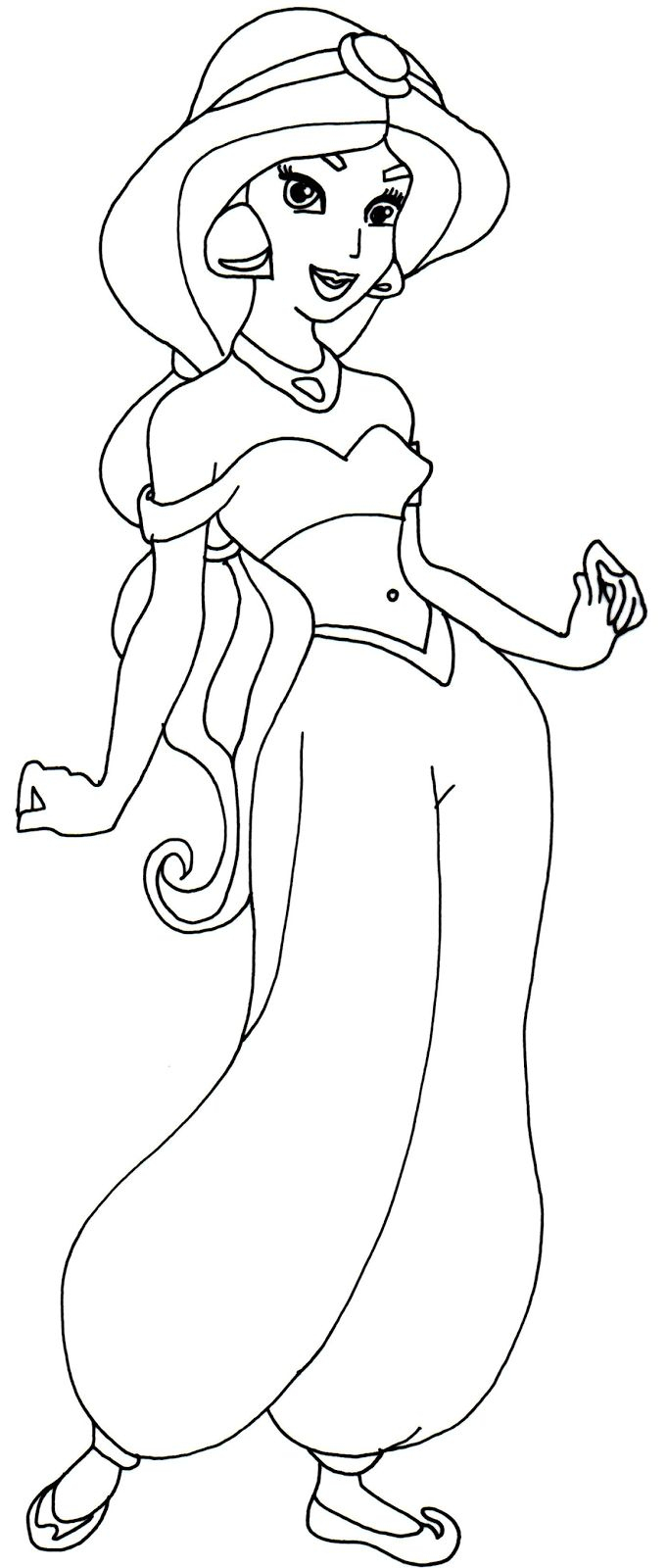 Princess Jasmine Coloring Pages At Getdrawings | Free Download tout Coloriage Princesse Jasmine