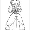 Printable Princess Peach Coloring Pages (Updated 2023) destiné Peach Coloriage