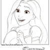 Raiponce Disney - 4 - Coloriage Raiponce Pour Enfants intérieur Coloriage Raiponse