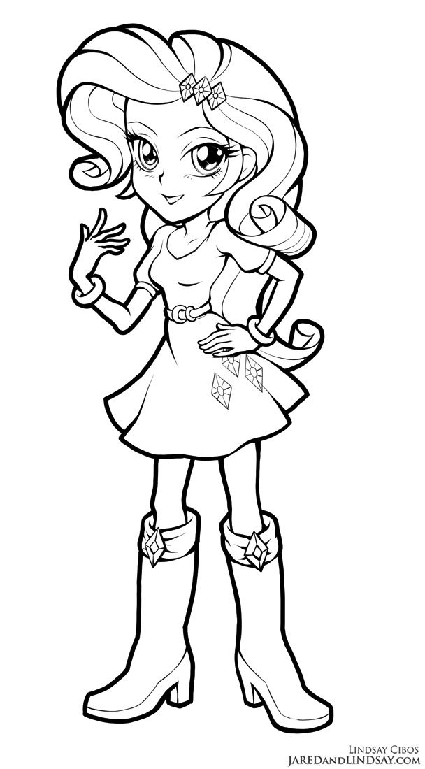 Rarity My Little Pony Equestria Girls Rainbow Rocks Coloring Pages dedans Coloriage My Little Pony Rarity