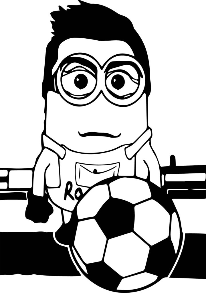 Ronaldo Soccer Coloring Pages Coloring Pages serapportantà Football Coloriage Ronaldo