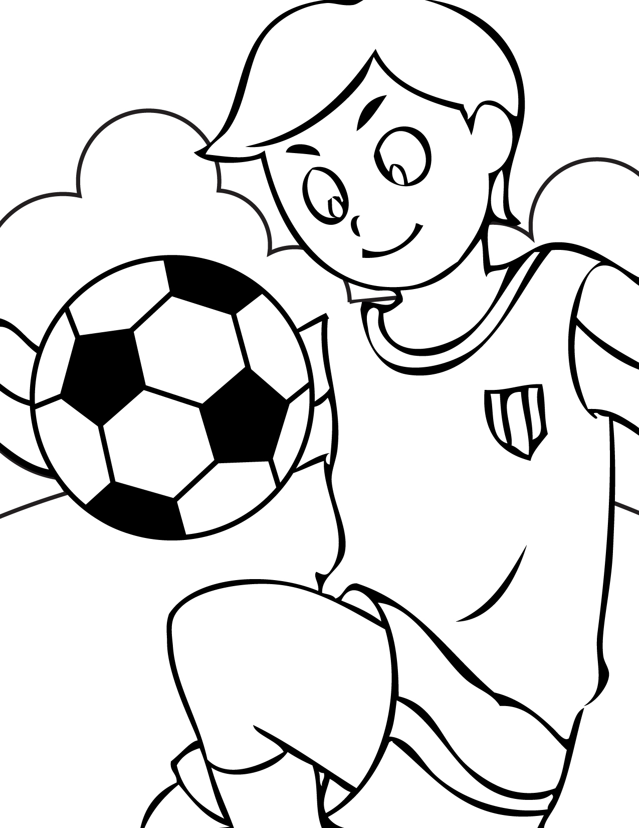 Sélection De Dessins De Coloriage Soccer À Imprimer Sur Laguerche destiné Dessin À Colorier Football