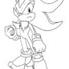 Sonic And Shadow Coloring Pages At Getcolorings | Free Printable concernant Shadow Sonic Coloriage