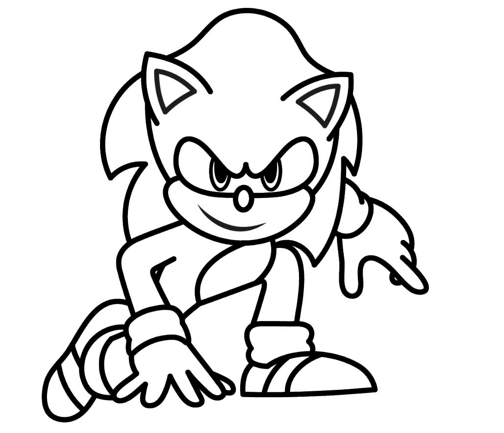 Sonic Coloring Pages - Printable serapportantà Colorige Sonic