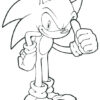 Sonic Shadow Coloring Pages At Getcolorings | Free Printable intérieur Shadow Sonic Coloriage