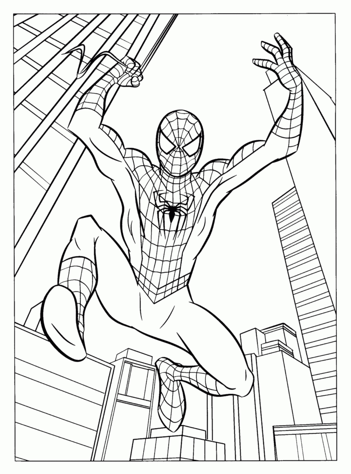 Spiderman 2 | Coloriage Spiderman - Coloriages Pour Enfants avec Coloriage Spidermann