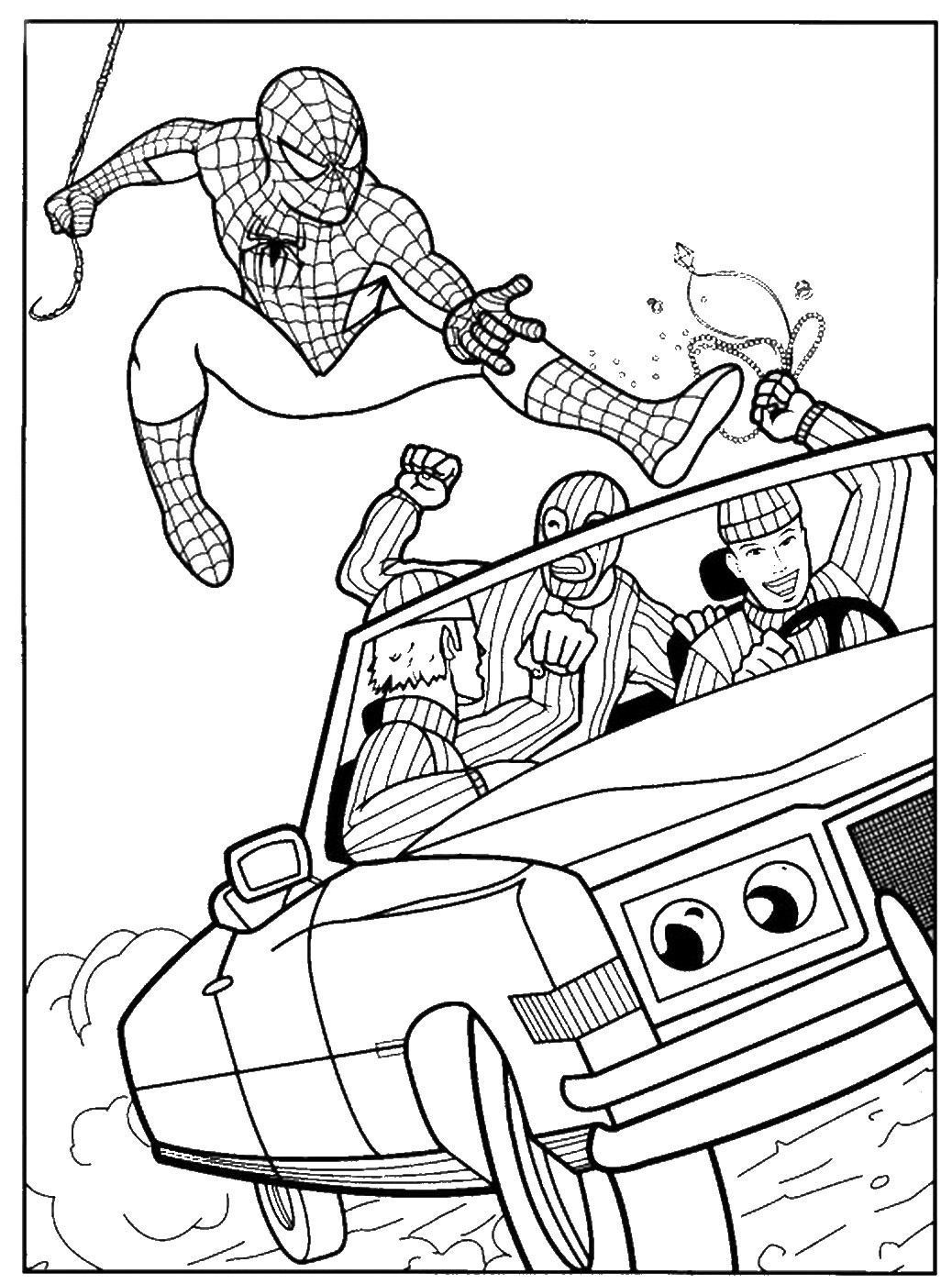 Spiderman Coloring Pages à Spiderman A Imprimer