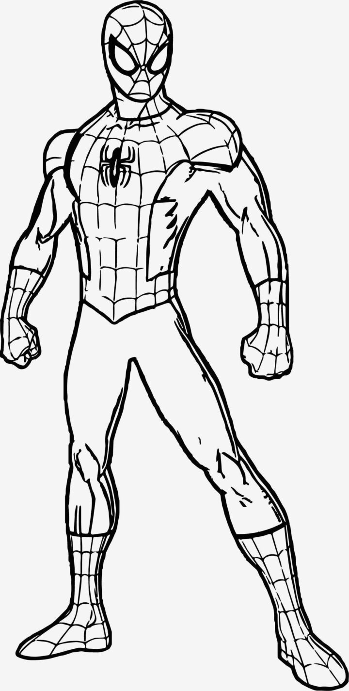 Spiderman Coloring Pages Pdf Unique Spiderman Coloring Pages Coloring serapportantà Coloriages À Imprimer Spiderman