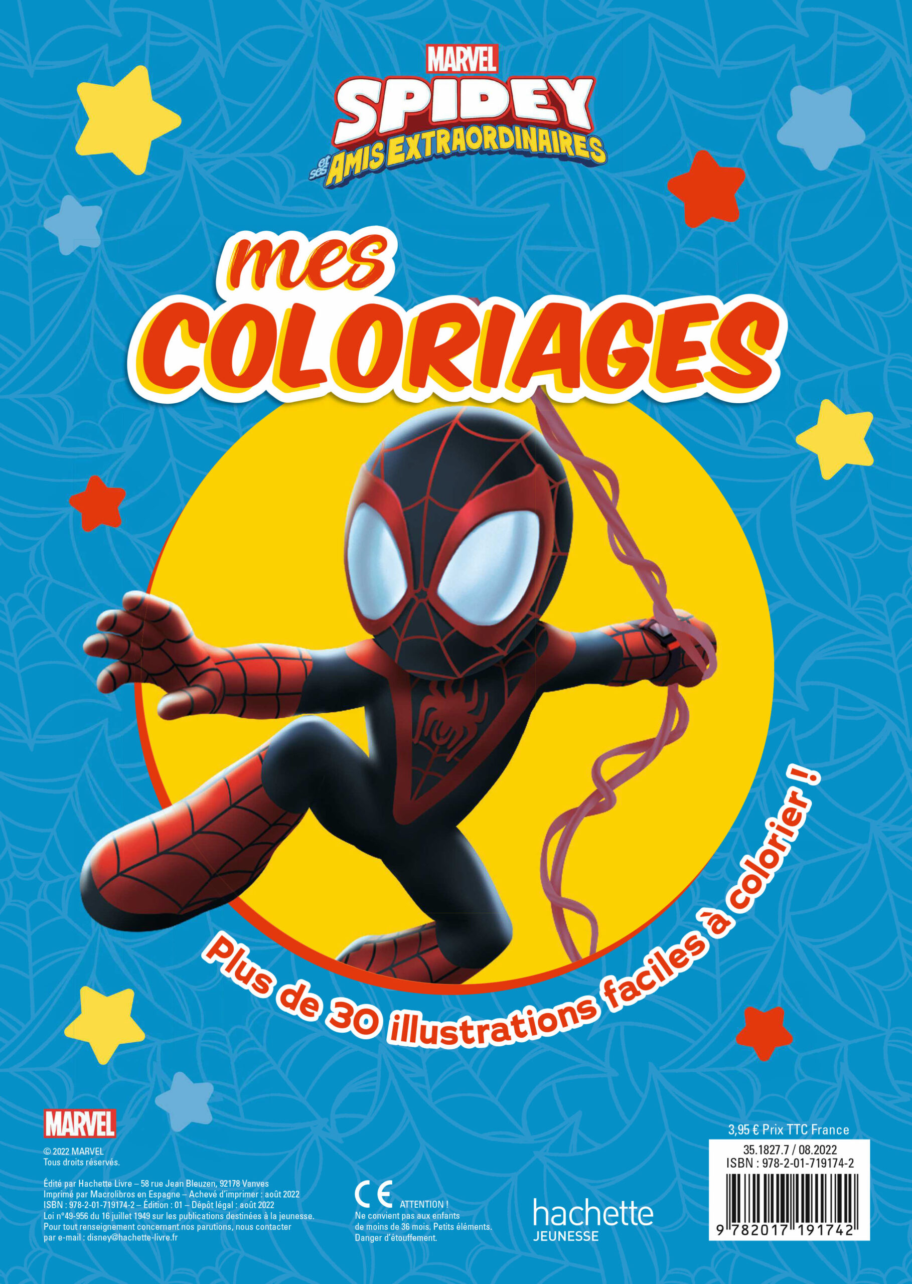 Spidey Et Ses Amis Extraordinaires - Mes Coloriages - Marvel | Hachette.fr pour Coloriage Spidey