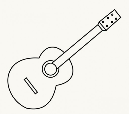 Step-By-Step: How To Draw A Guitar In 2023 | Guitar Drawing, Guitar avec Dessin Guitare À Imprimer