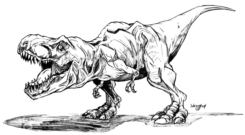 T Rex Coloring Pages ⋆ Coloring.rocks! | Jurassic Park T Rex, Jurassic à Coloriage Jurassic World T Rex