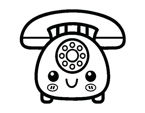 Telephone Coloring Page At Getcolorings | Free Printable Colorings à Coloriage De Telephone