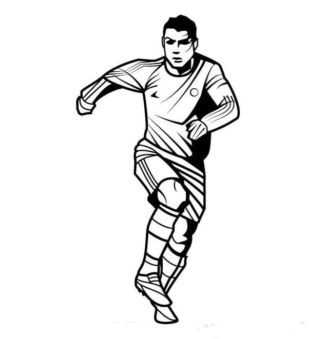 Top 17 Printable Cristiano Ronaldo Coloring Pages - Online Coloring Pages tout Coloriage Christiano Ronaldo