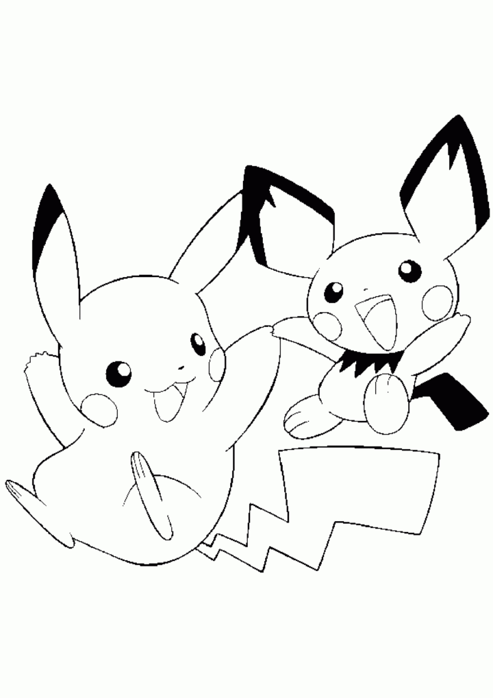 Top25+ Dessin De Pikachu Images - Lesgenissesdanslmais dedans Dessins Pikachu À Imprimer