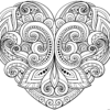 Top27+ Coloriage Mandala Coeur Images - Lesgenissesdanslmais tout Dessins Coeurs A Imprimer