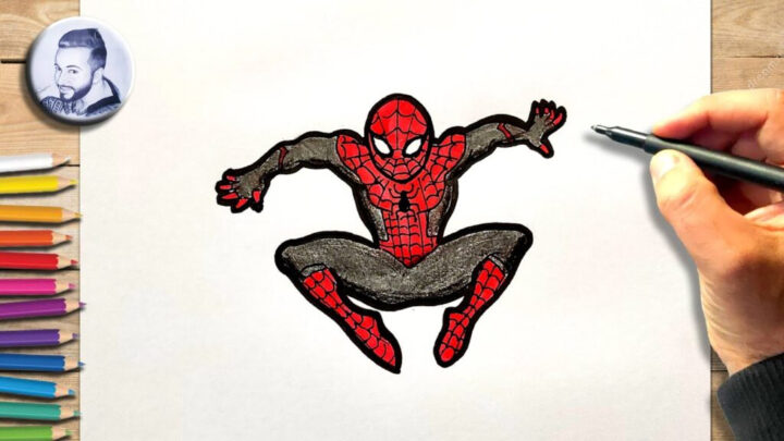 Tuto Comment Dessiner Spiderman Facile À Dessiner Étape Par Étape pour Dessin De Spiderman Facile