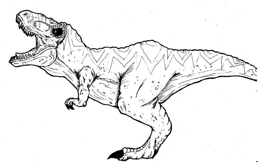 Tyrannosaurus Rex Coloring Page At Getdrawings | Free Download destiné Trex Coloriage