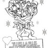 Un Joli Bouquet De Fleurs À Colorier De Mille Couleurs Pour La Fête Des concernant Coloriage Fête Des Grands-Mères Gratuit À Imprimer